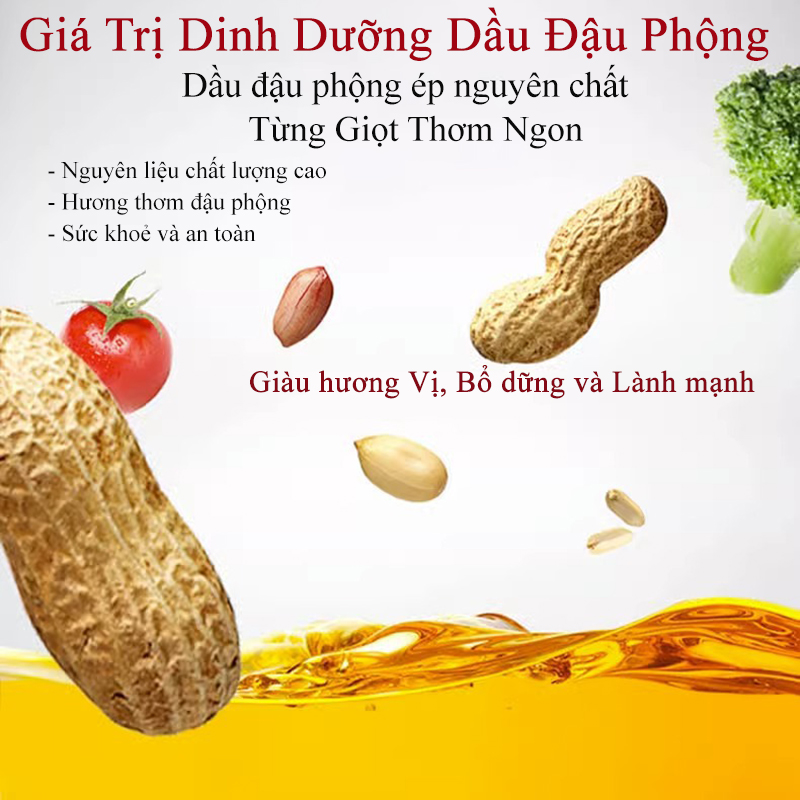 Dầu đậu phộng nguyên chất dung tích 400ml tốt cho sức khỏe