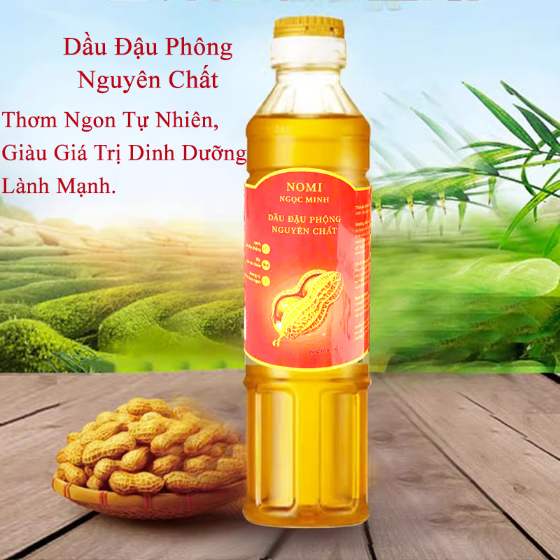 Dầu Thực Vật Dầu đậu phộng nguyên chất dung tích 400ml tốt cho sức khỏe