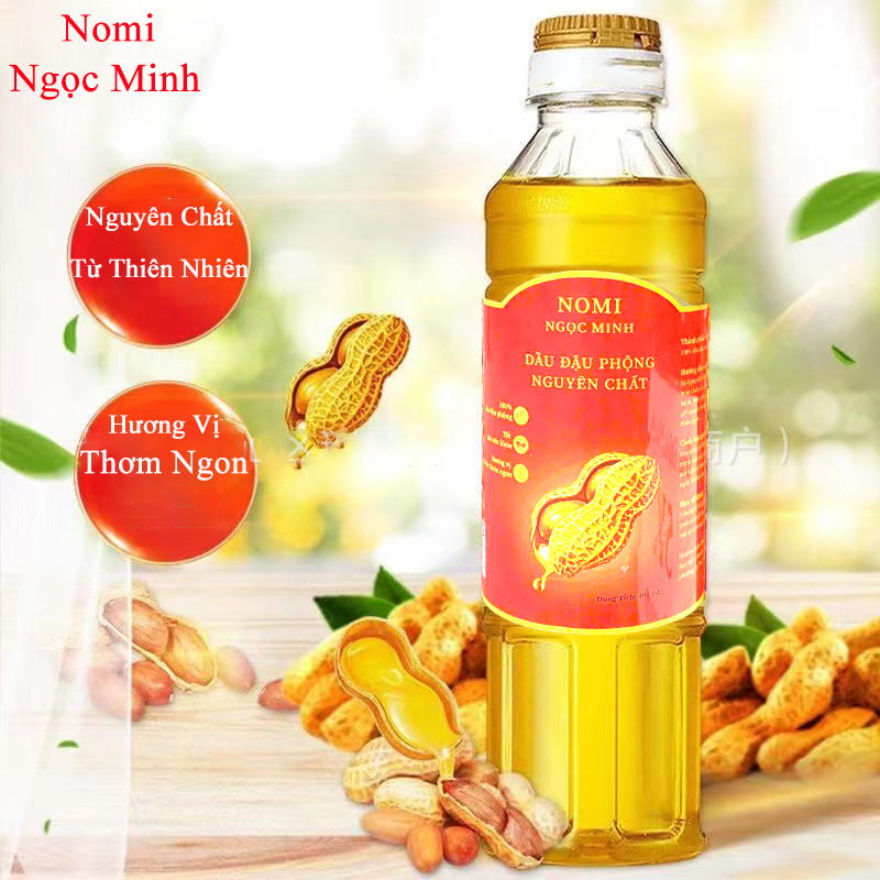 Dầu đậu phộng nguyên chất dung tích 400ml tốt cho sức khỏe