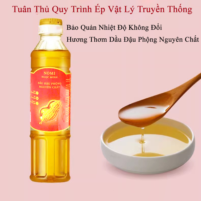 Dầu đậu phộng nguyên chất dung tích 400ml tốt cho sức khỏe