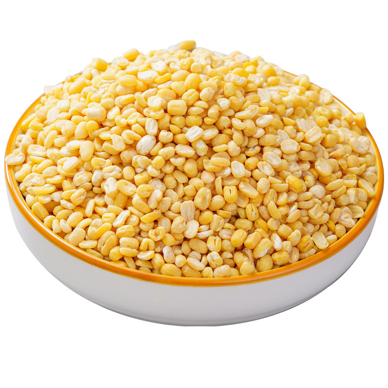 Đậu xanh đã tách vỏ, hạt vàng, không vỏ, nguyên liệu làm bánh, nhân đậu xanh, nấu chè, bánh ngọt.